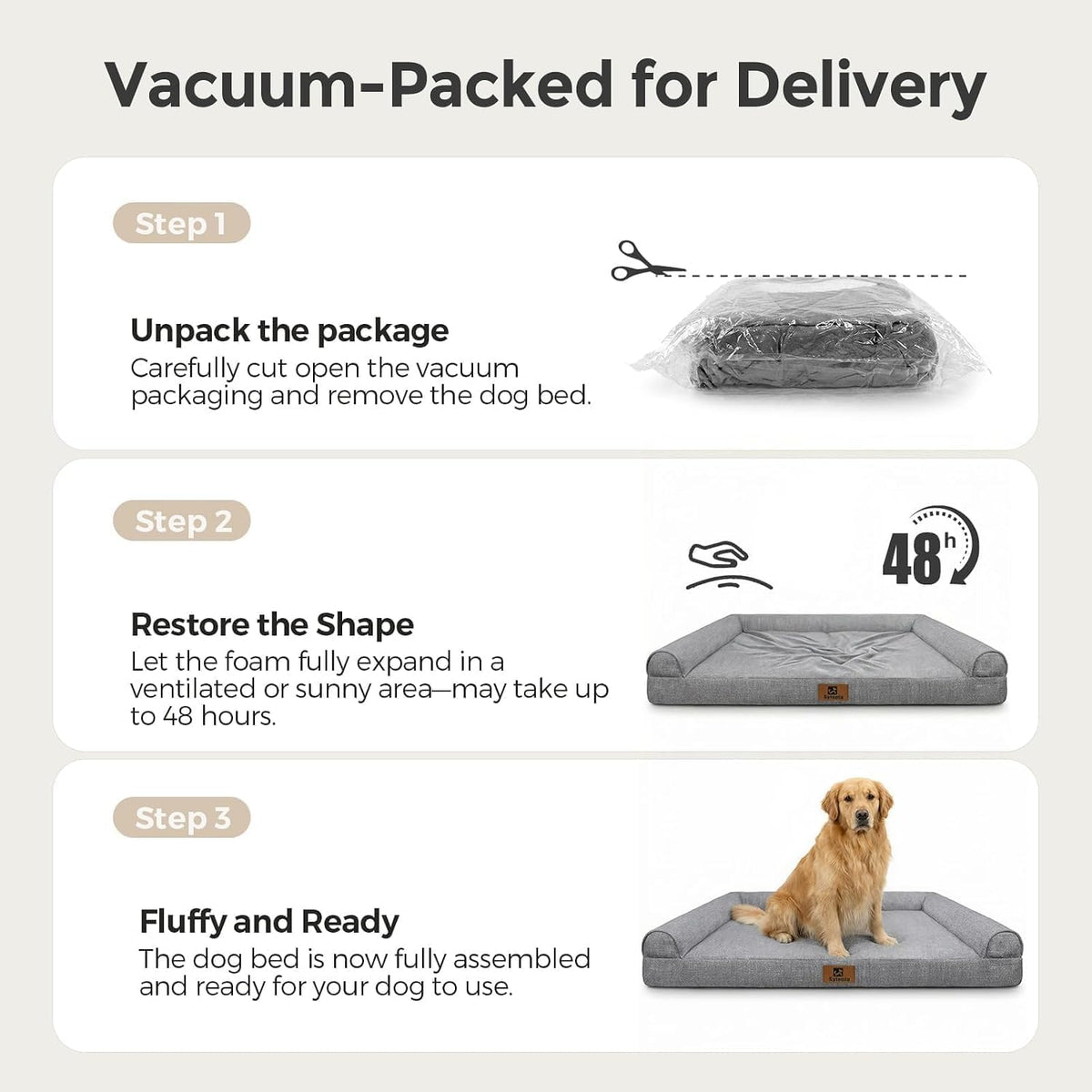 Orthopedic Bolster Dog Bed