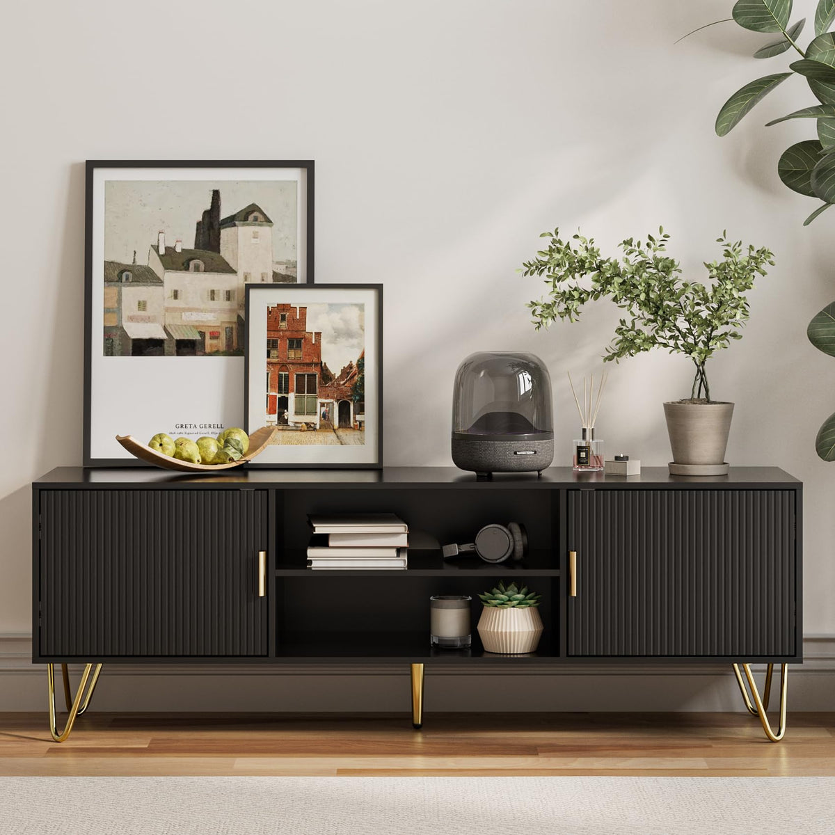 TV Stand with Storage Cabinets