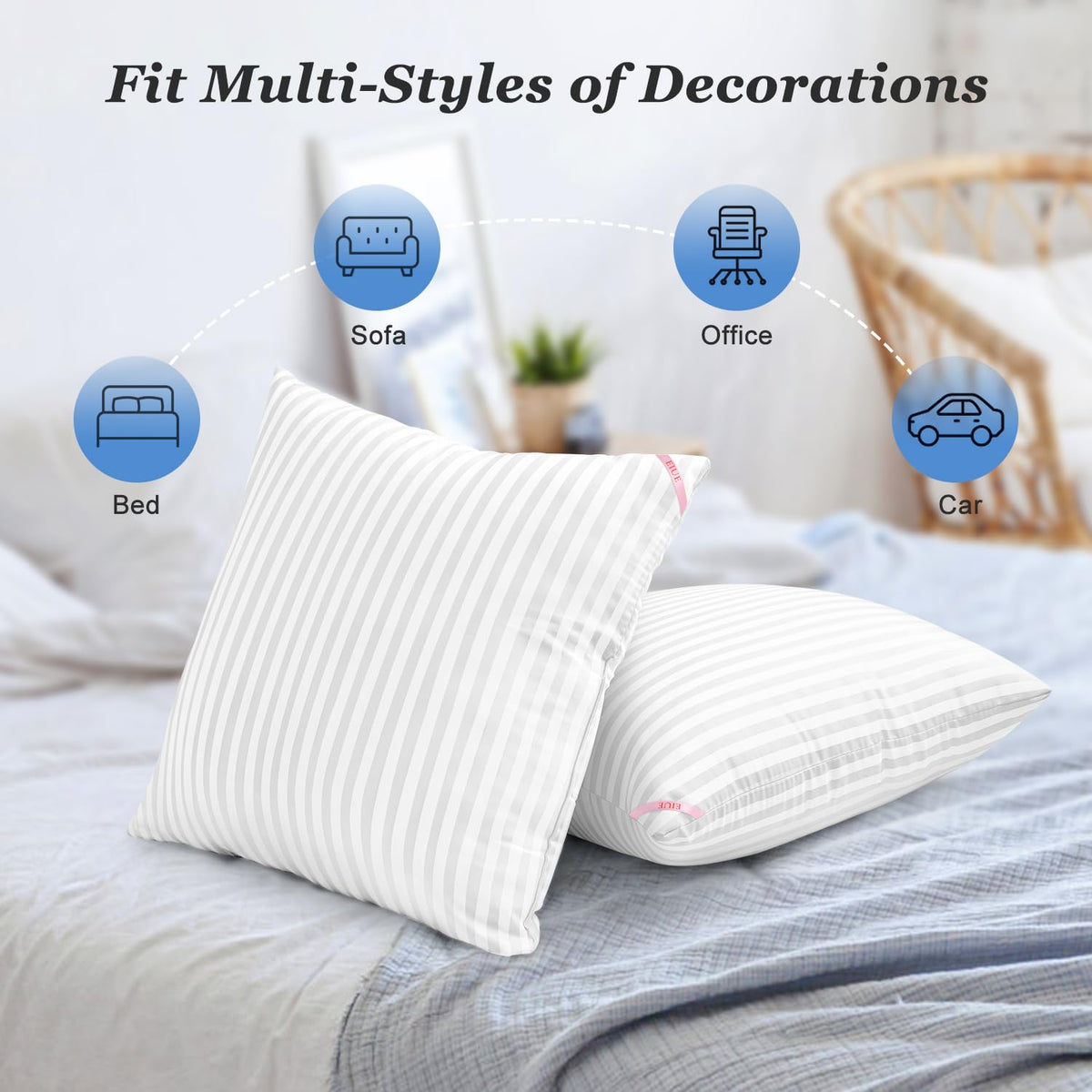 Throw Pillow Inserts, 2-Pack