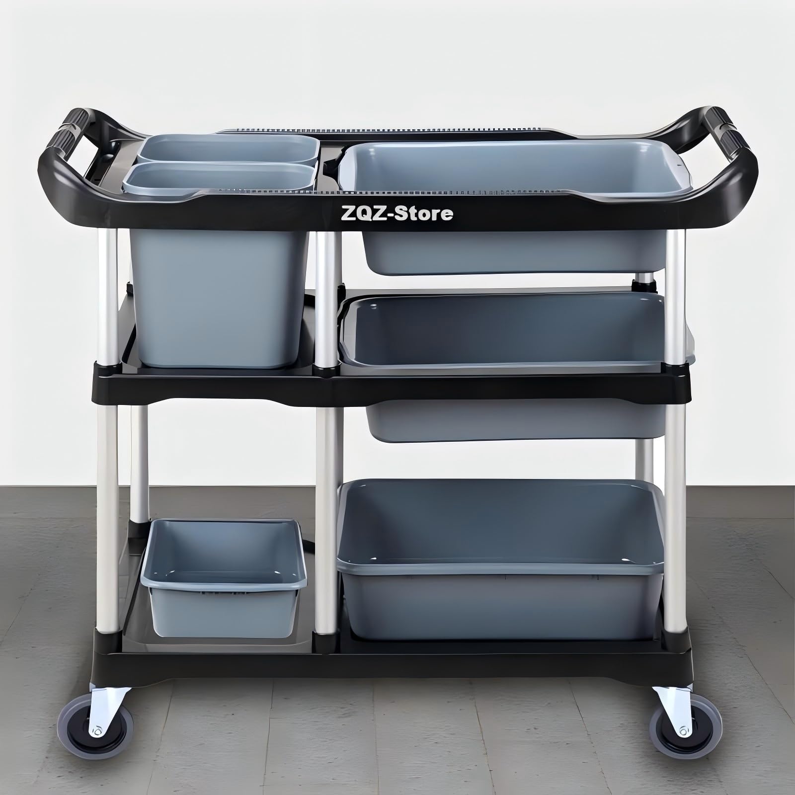 3-Tier Heavy Duty Utility Cart with Wheels