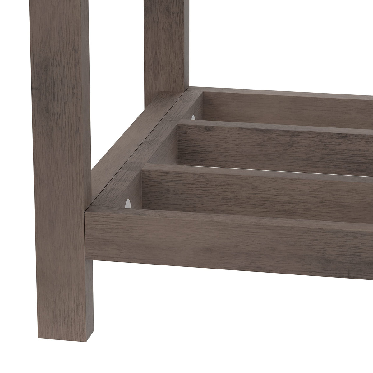 Upholstered Vanity Stool with Storage Shelf