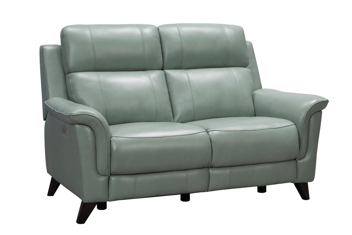 Leather Power Reclining Loveseat