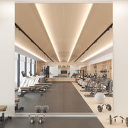 Snowdool Gym Mirror, 79''x35'' 2PCS Mirrors for Home Gym Wall Large, Full Body Mirror for Yoga, Garage, Dance Studio, Anti-Rust, Tempered Glass,Frameless Rectangle Wall-Mounted Workout Mirrors