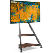 Corner TV Stand with Mount & Swivel for 32–65" TVs