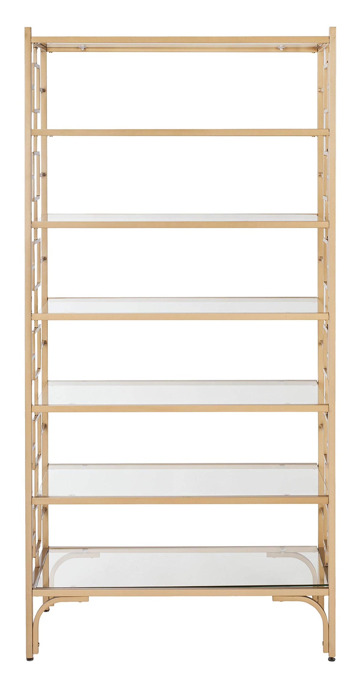 7-Tier Glass Bookshelf