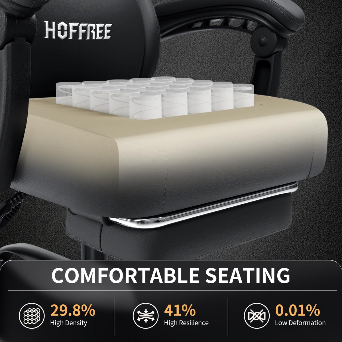 Heated Massage Gaming Chair