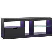LED TV Stand with RGB Lights – Fits Up to 65 Inch, Black