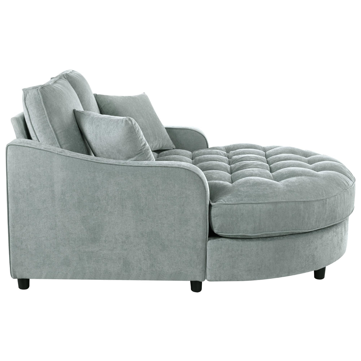 Chenille Chaise Lounge