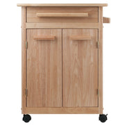 Winsome Wood Kitchen Cart, Natural, Single Drawer (82027)