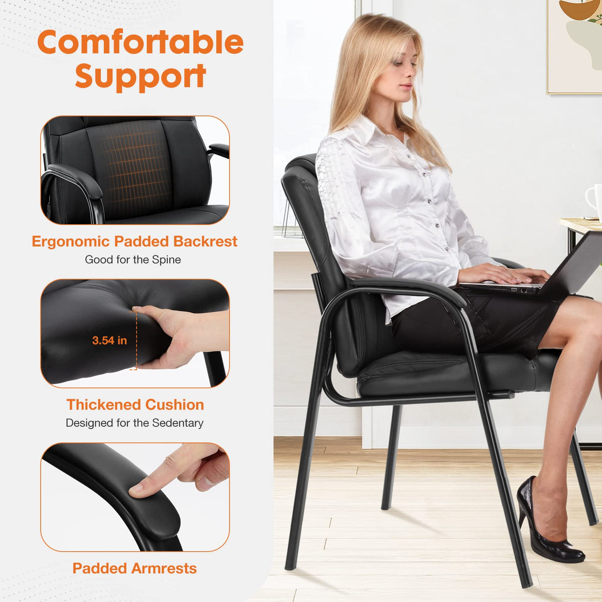 Waiting Room Chairs, Set of 2