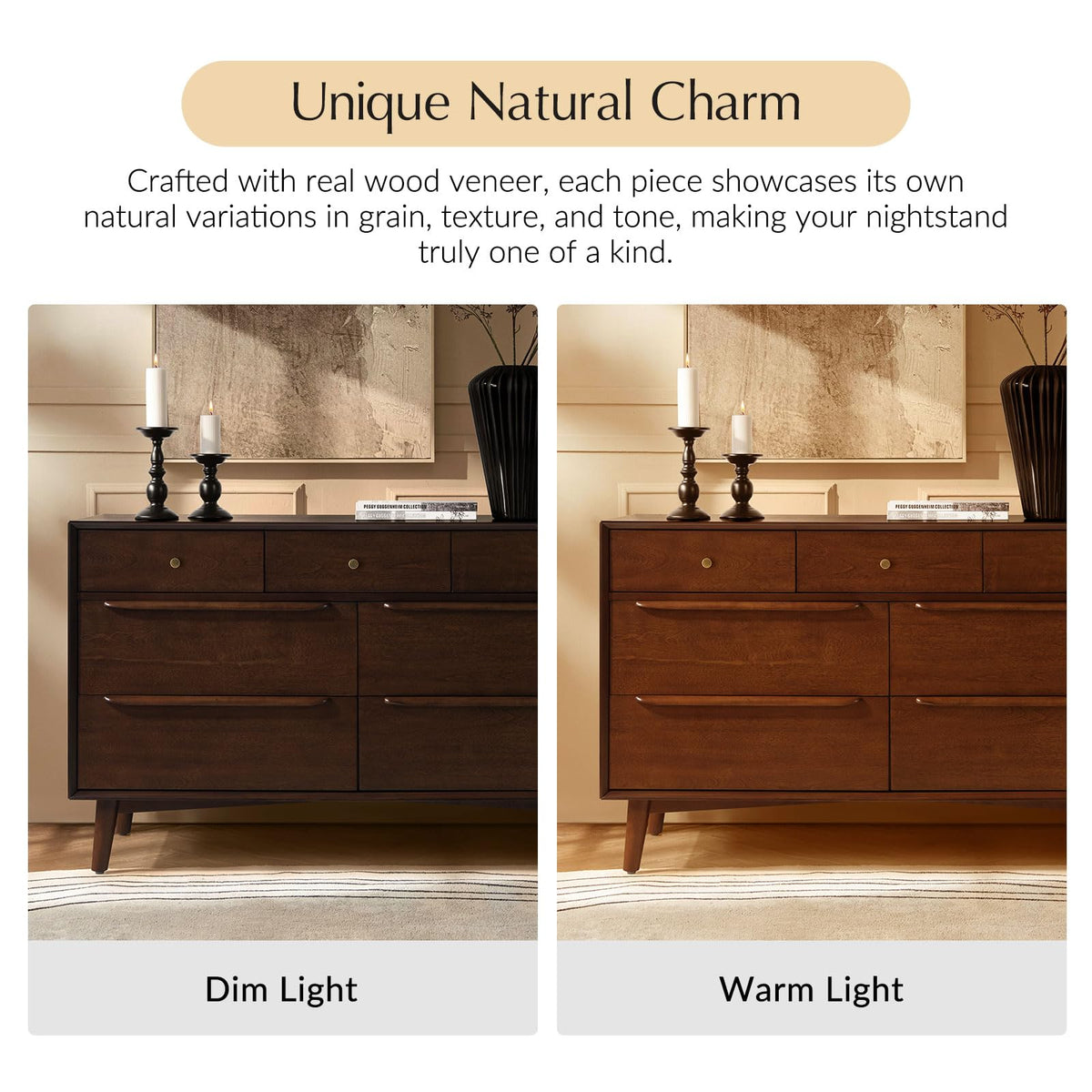 Mid-Century 7-Drawer Dresser