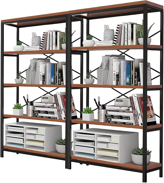 Rustic Industrial Bookshelf