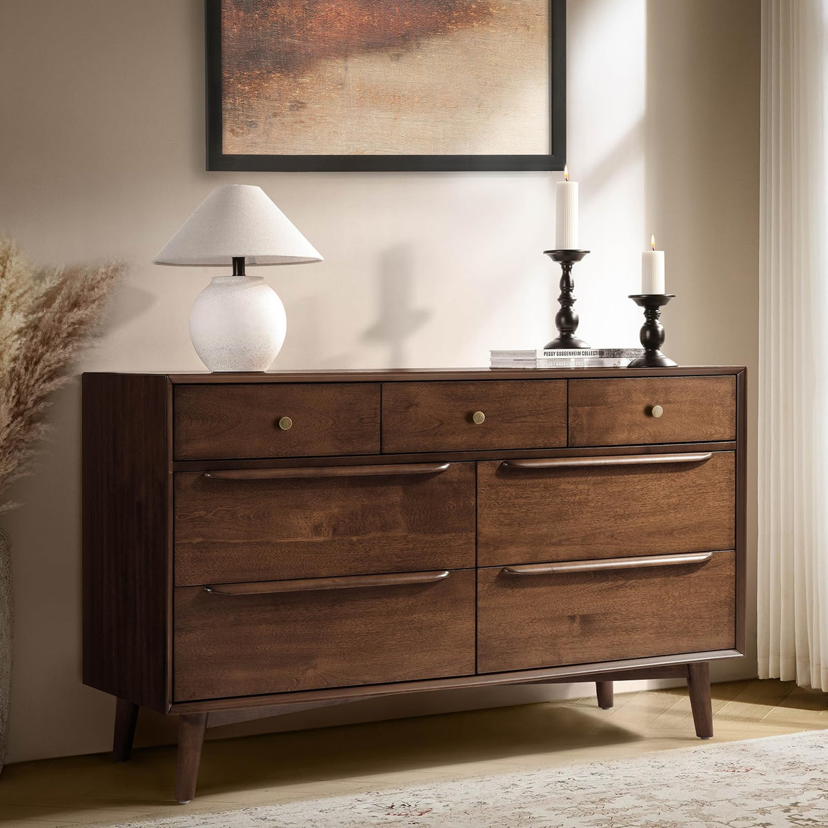 Mid-Century 7-Drawer Dresser