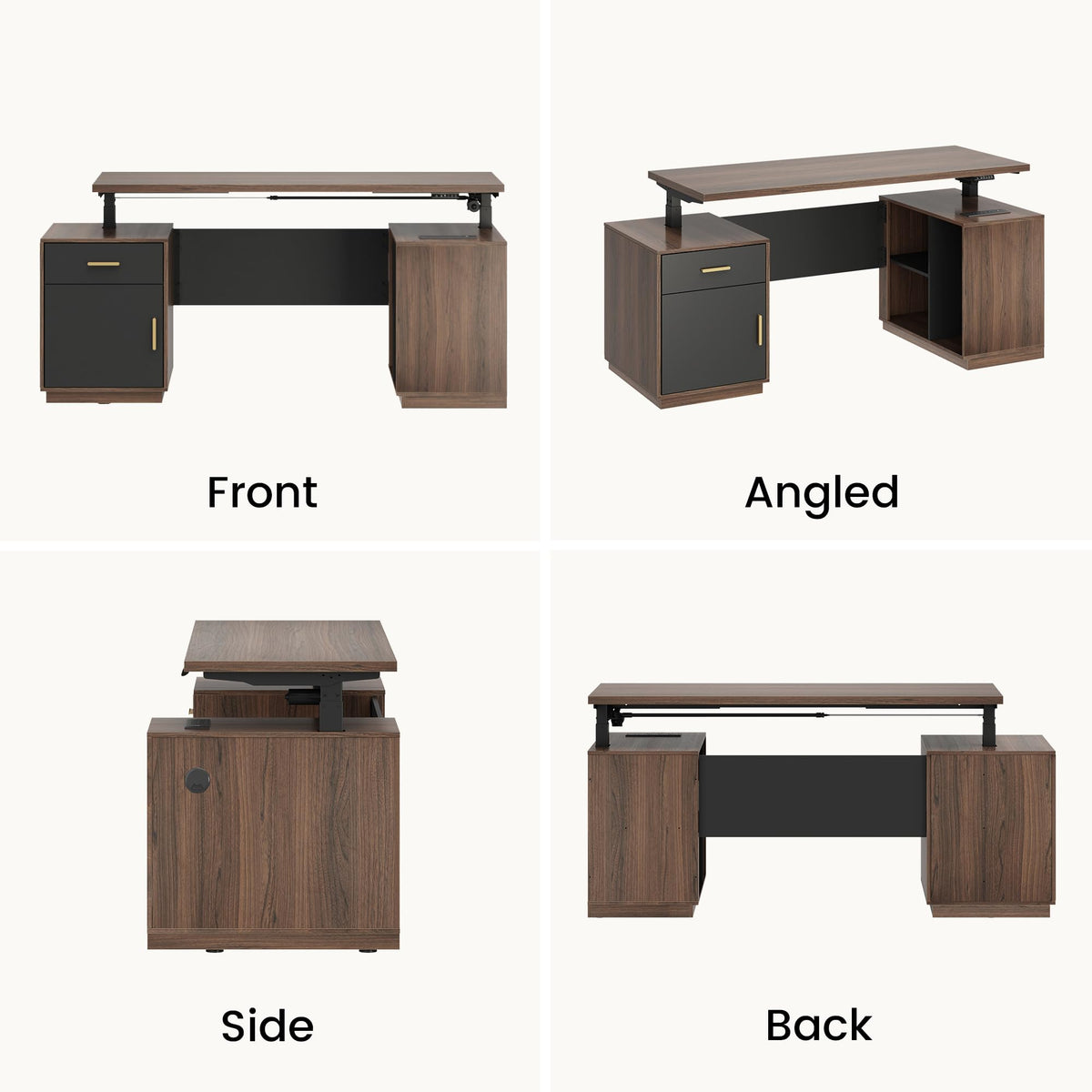 Electric Standing Desk with Storage