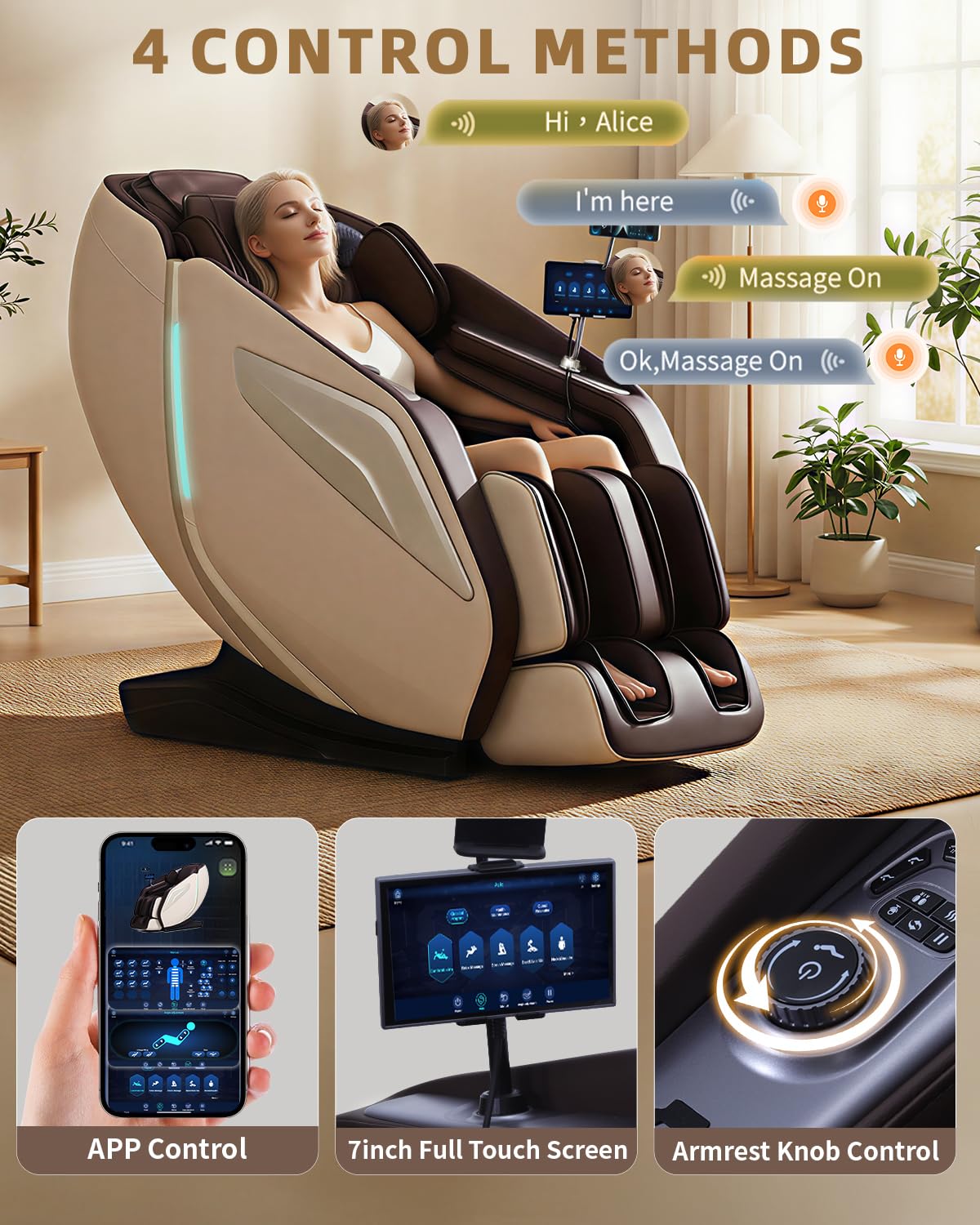 4D Zero Gravity Full Body Massage Chair