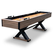 9-Ft Shuffleboard Table with Driftwood Finish