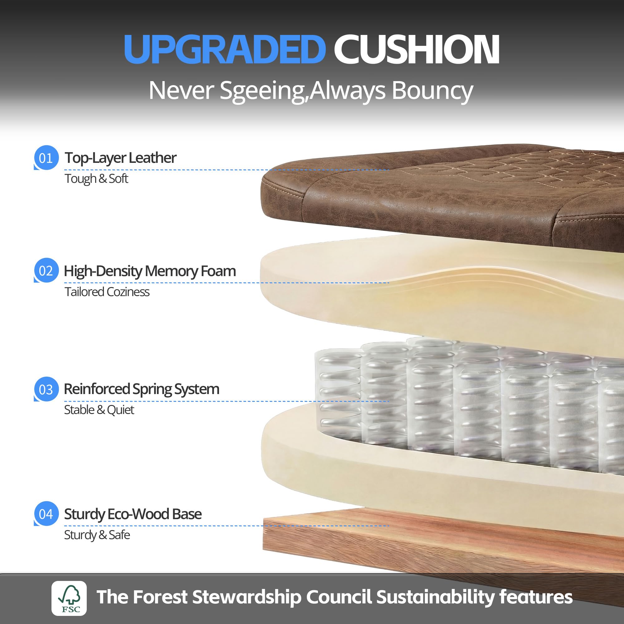 Ergonomic Gaming Chair with Footrest & Lumbar Support