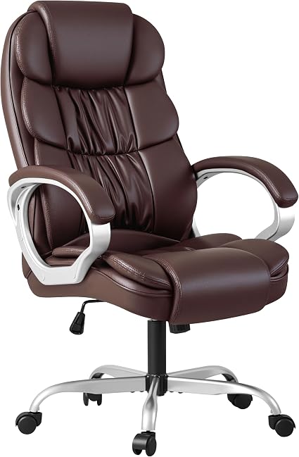 High-Back PU Leather Office Chair
