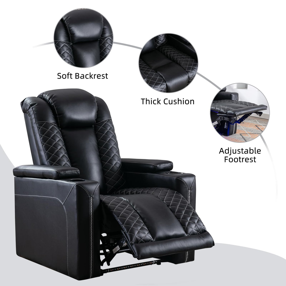 Black Power Recliner