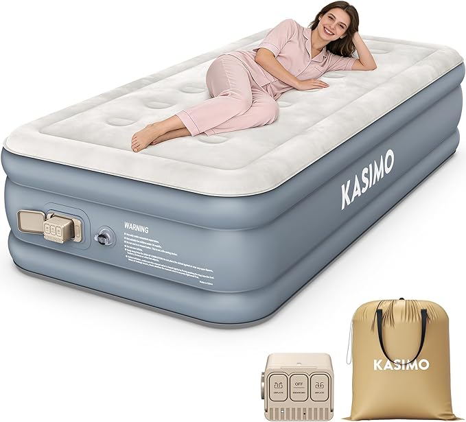 Queen Air Mattress with Built-In Battery Pump