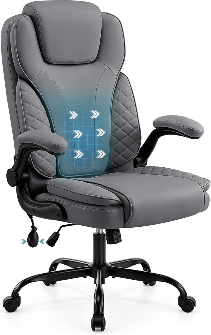 Office Chair with Inflatable Lumbar Support