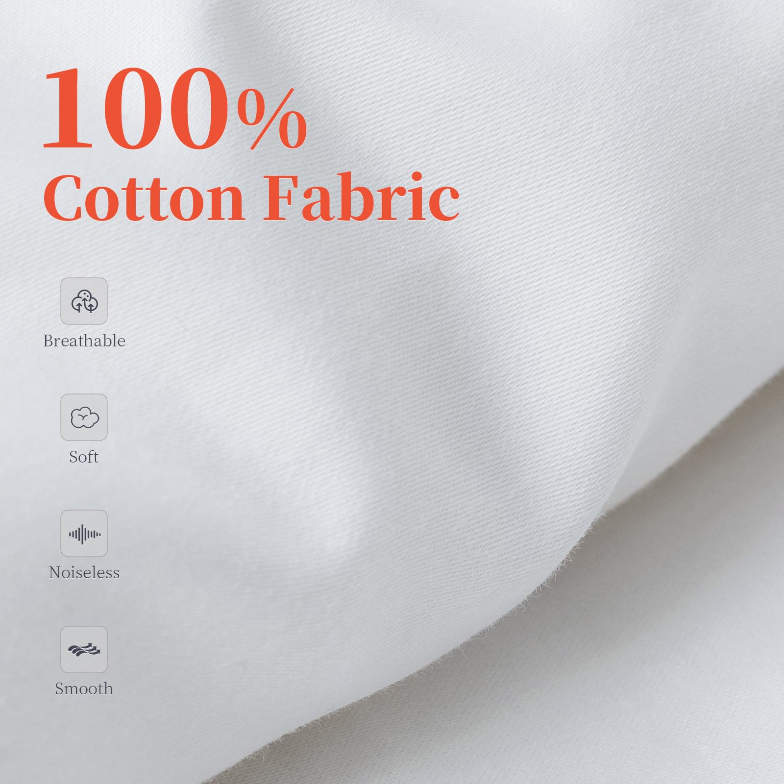 Molithe Duvet Insert 100% Cotton Comforter Shell Winter Heavyweight, Australian Wool Cotton Filling, Noiseless Temperature Regulation Breathable Comfortable Wool Bedding for Luxurious Sleep King