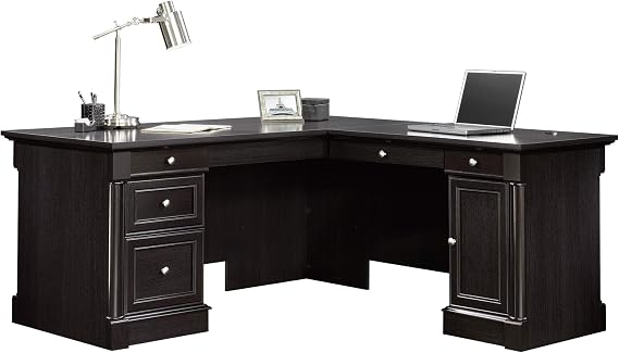 L-Shaped Desk with Drawers