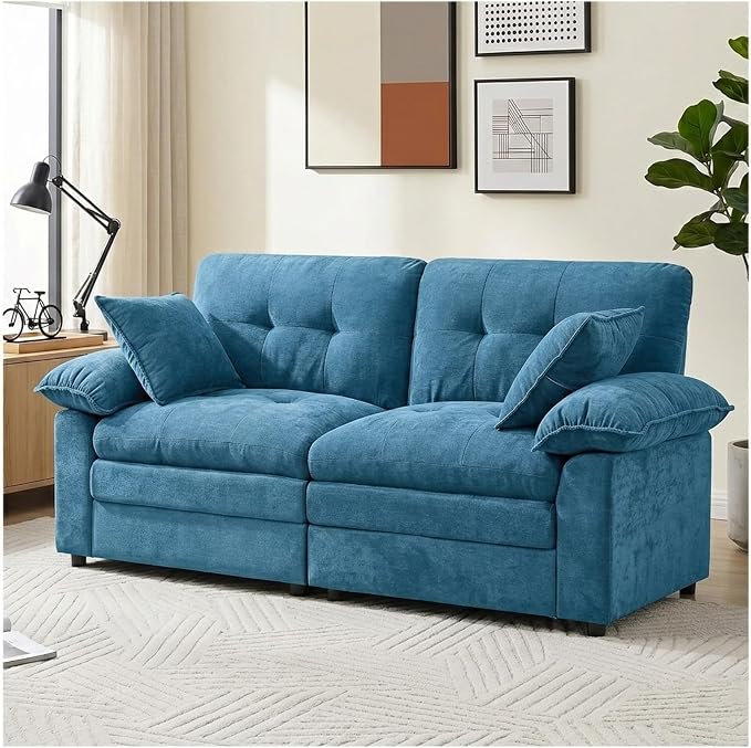 Modular Chenille Loveseat