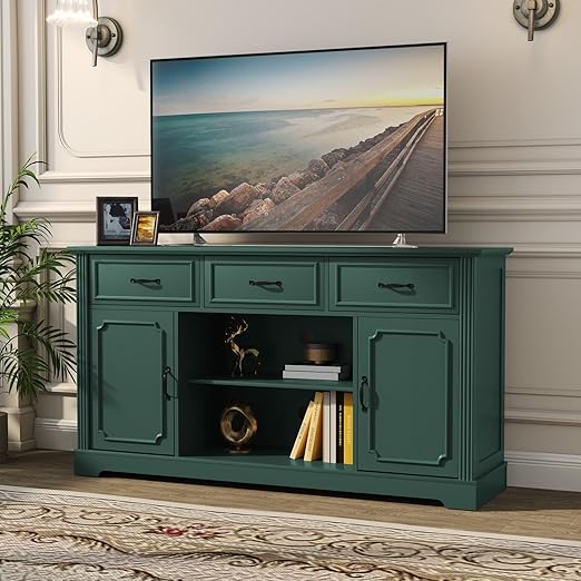 Mid-Century TV Stand with Storage for TVs up to 65"