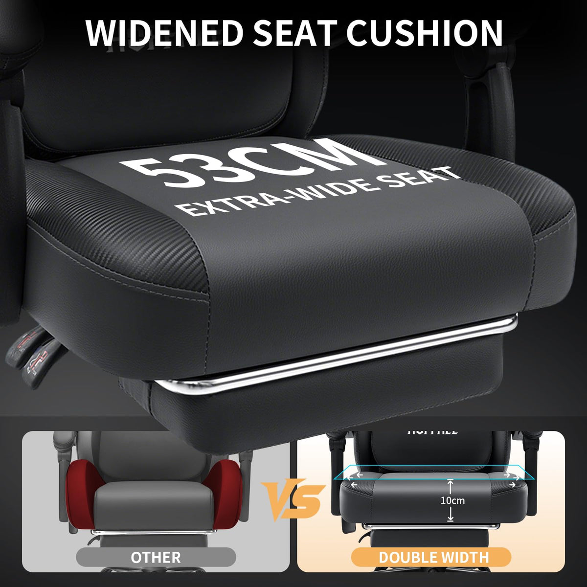 Heated Massage Gaming Chair