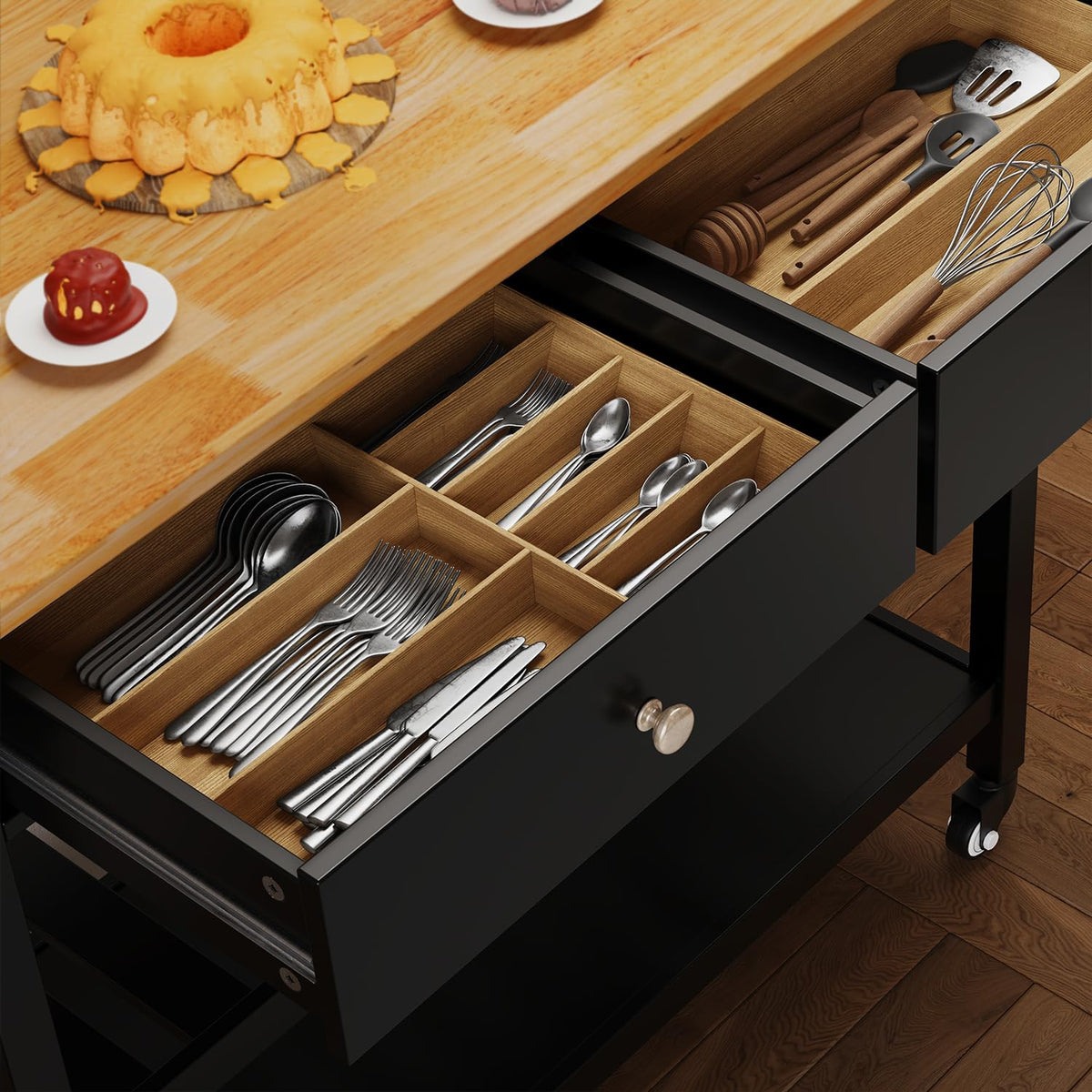 Rolling Kitchen Island Cart