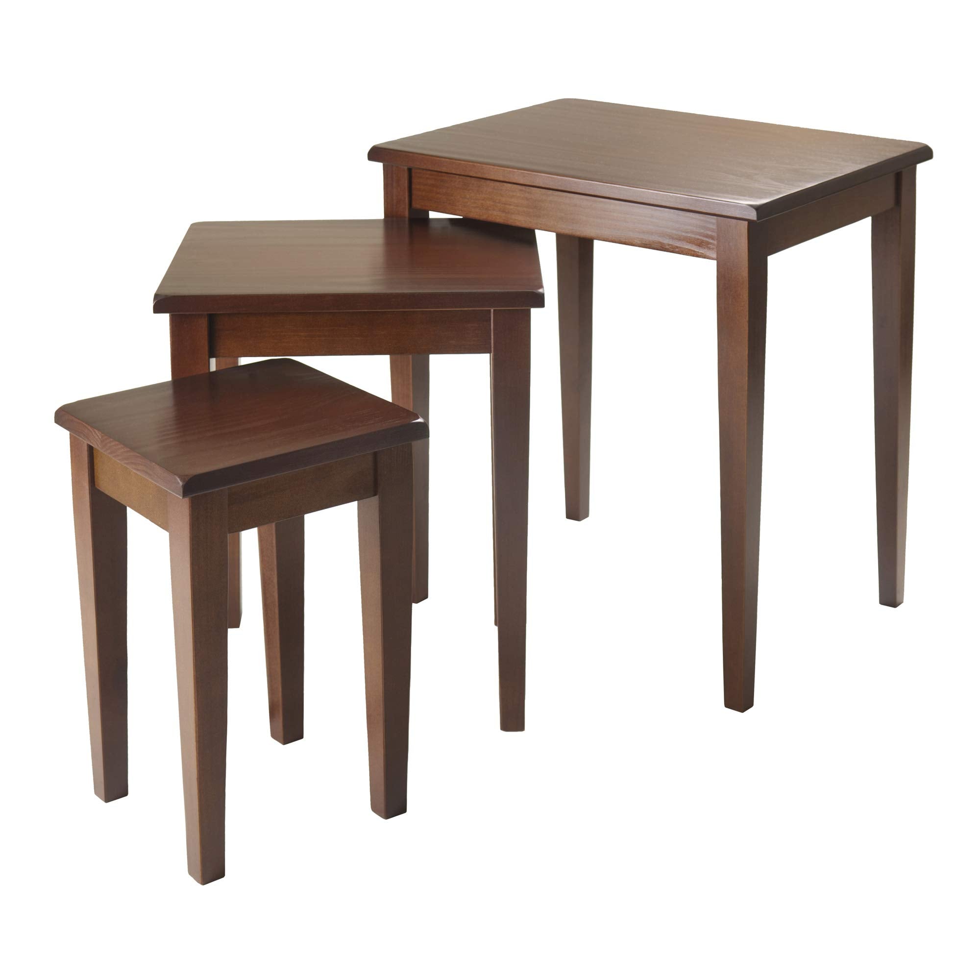 3-Piece Nesting Accent Tables – Walnut