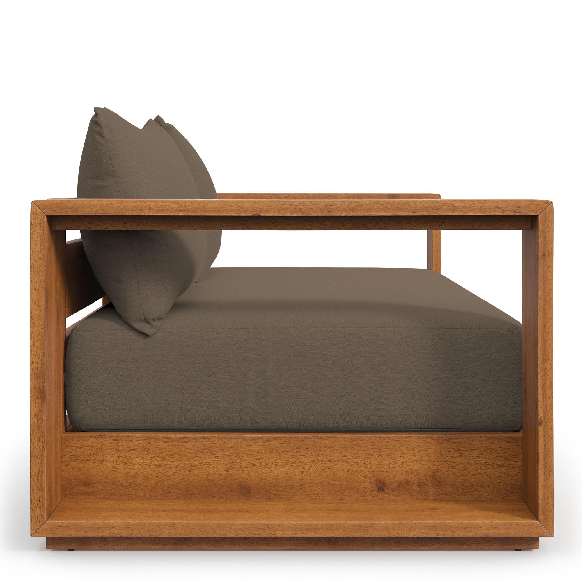 Acacia Wood Outdoor Patio Loveseat