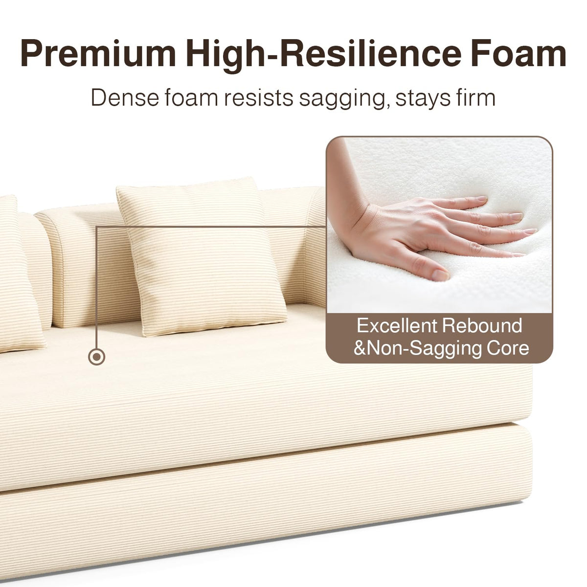 5-in-1 Convertible Sofa Bed