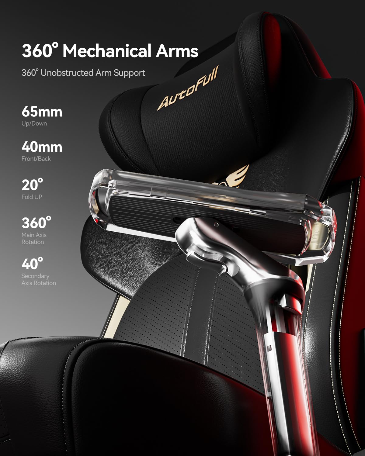 Ergonomic Gaming Chair with Dynamic Lumbar Support