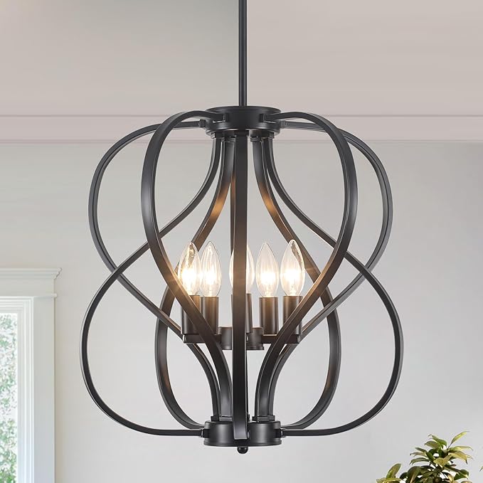 4-Light Modern Farmhouse Chandelier