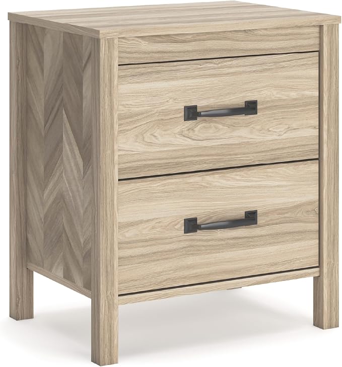 Scalloped 2-Drawer Nightstand
