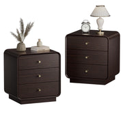 3-Drawer Nightstands Set of 2