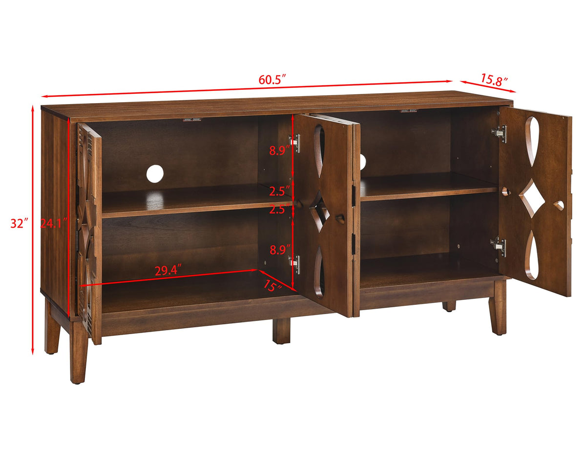 Mid-Century Walnut Sideboard