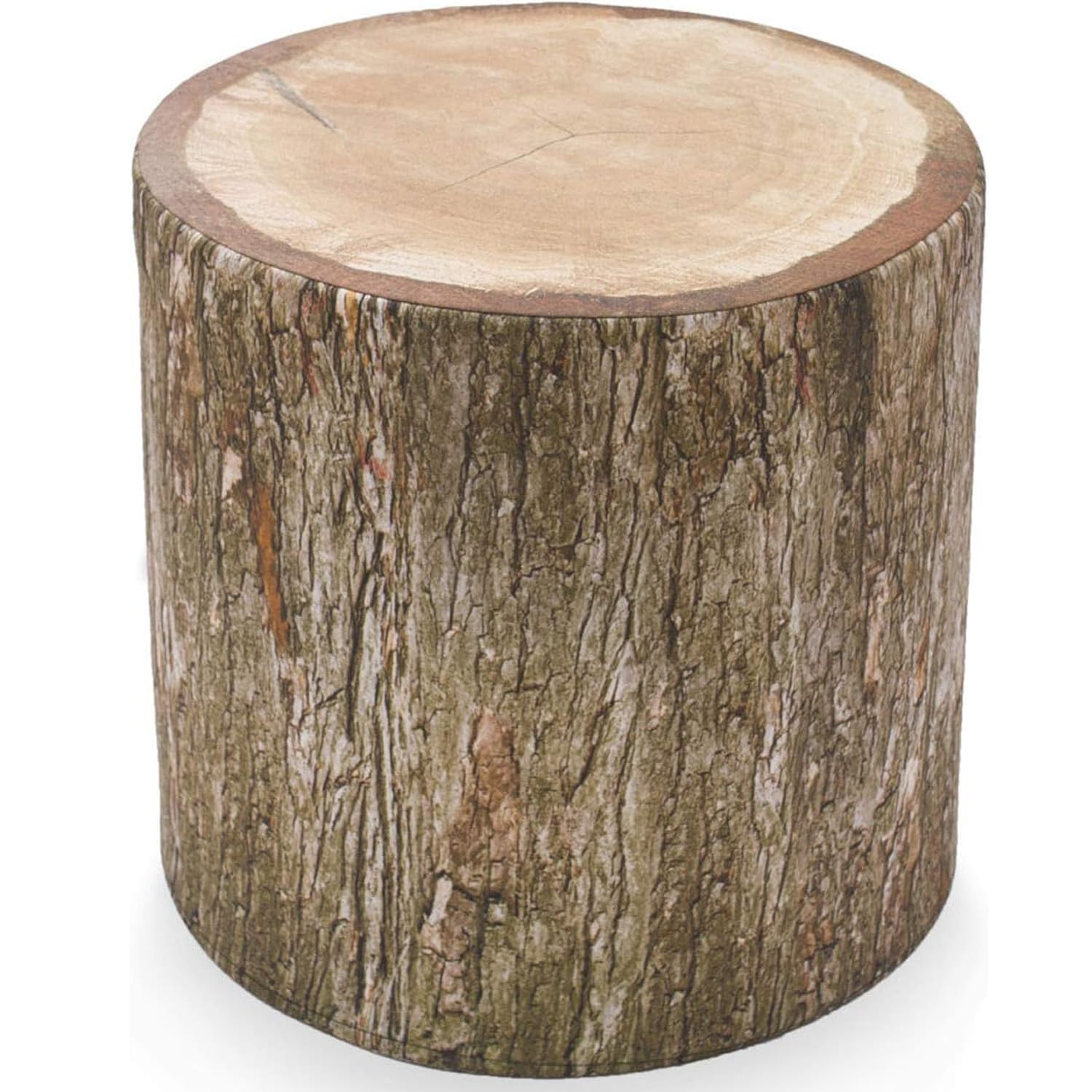 Waterproof Round Pouf Ottoman with Removable Cover