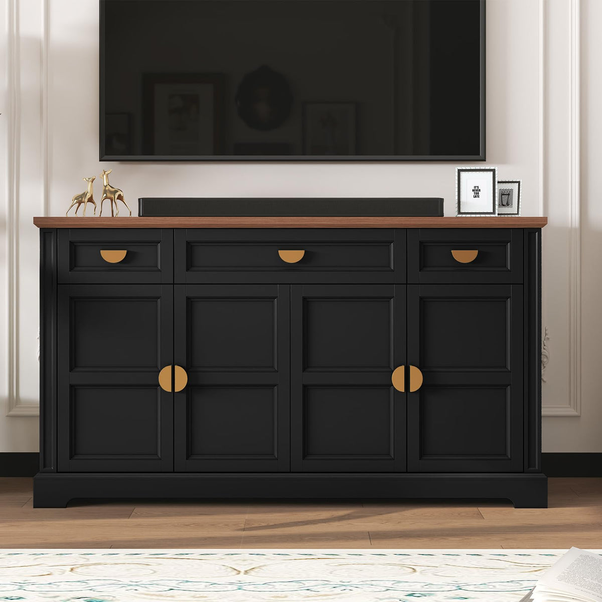 Black Shaker Sideboard