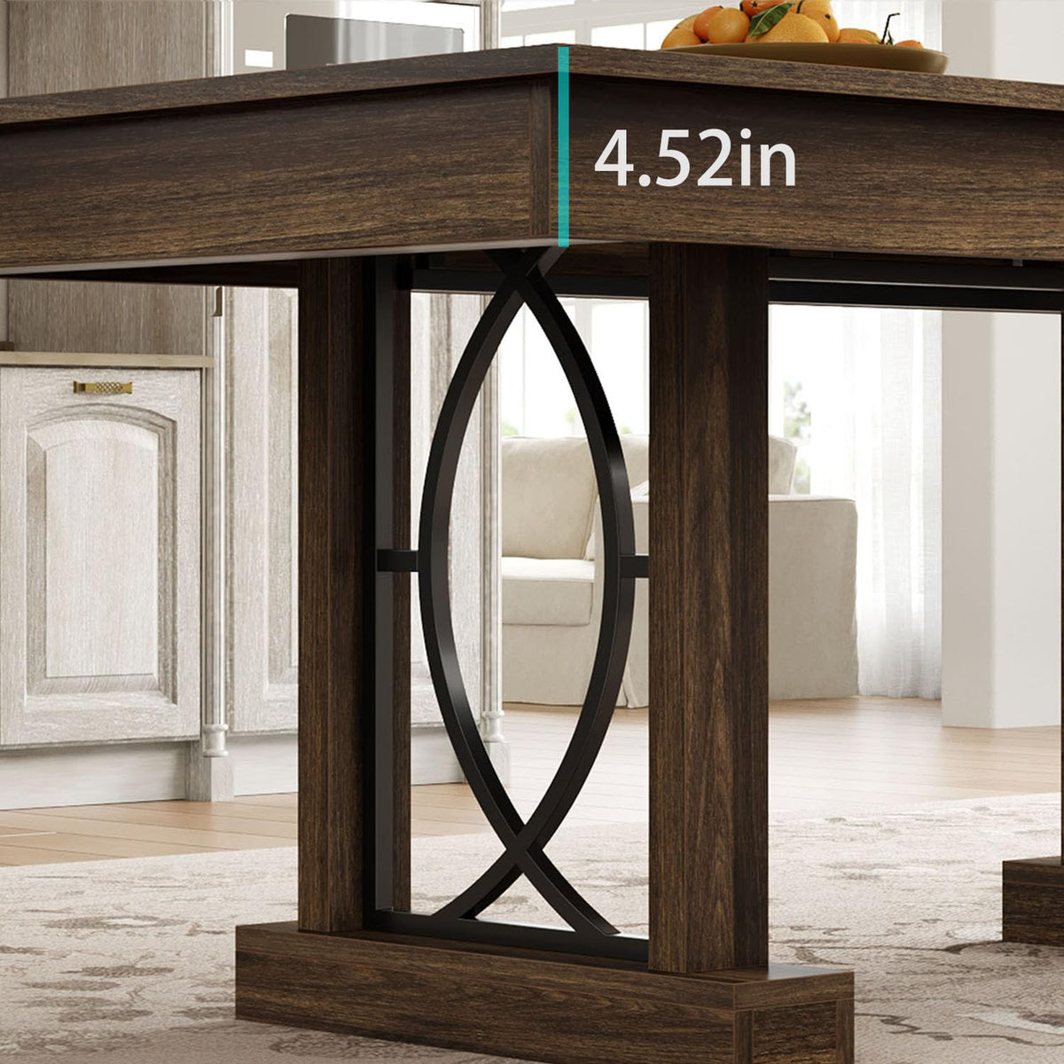 Dining Table with 2 Drawers