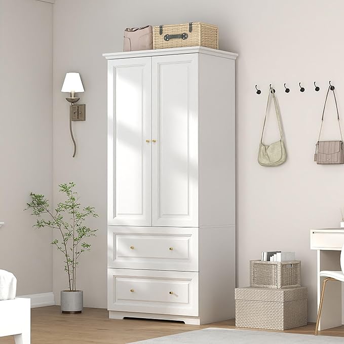 Armoire Wardrobe Closet with Drawers
