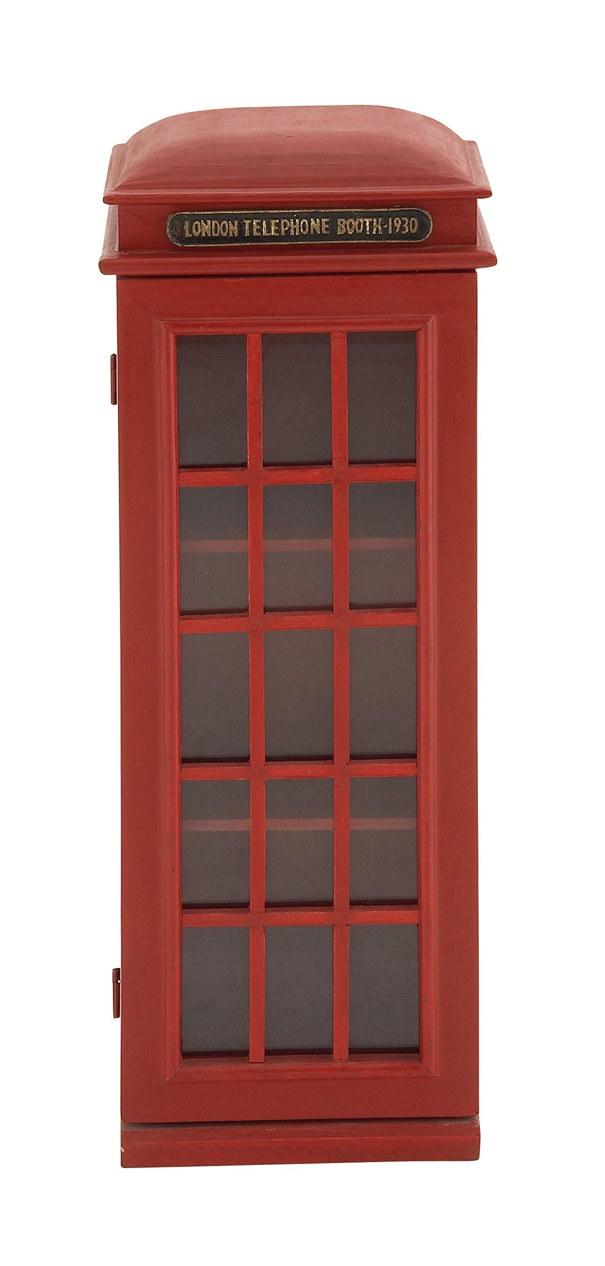 London Telephone Booth Storage Cabinet