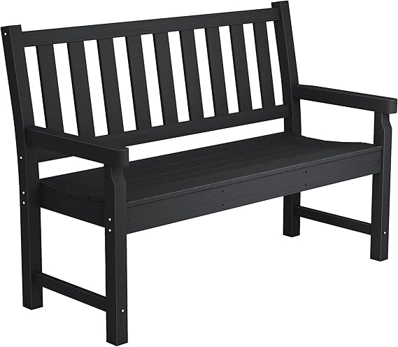 2-Person Outdoor HDPE Garden Bench