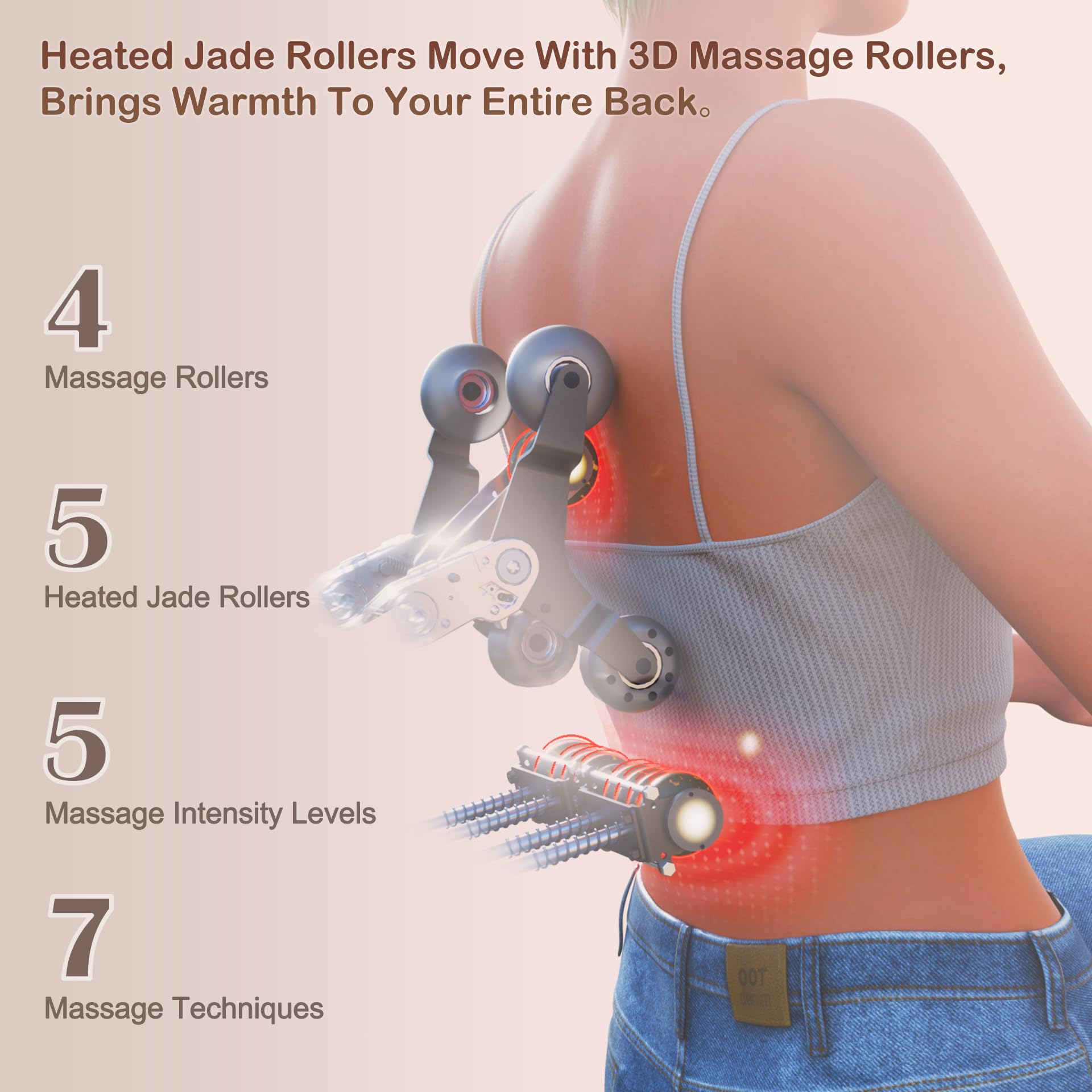 Full Body Zero Gravity SL Track Massage Chair with Jade Stone Heat