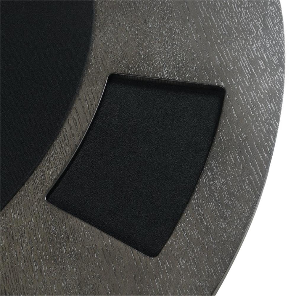 Round Game Table with Cup Holders