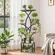 Tiered Plant Stand with Grow Lights