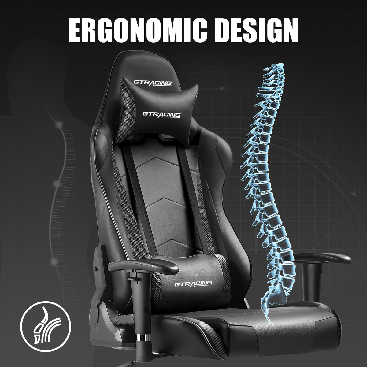 Ergonomic Reclining Gaming Chair