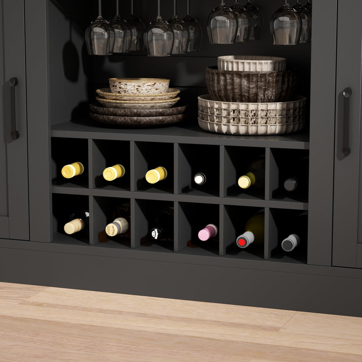 LED Wine Bar Cabinet